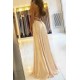 Elegant Spaghetti-Straps Long Prom Dress With Split
