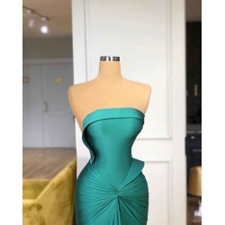 Elegant Strapless Long Mermaid Evening Prom Dress Online