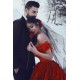 Off-the-Shoulder 3D Floral Printed Ball Gown for Girl Evening Party Dresses