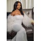 Charming Strapless Slim Evening Gowns Trumpt Train