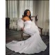 Charming Strapless Slim Evening Gowns Trumpt Train