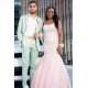 Strapless Evening Gowns Fllor Length Formal Dress