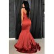 Chic Mermaid Spaghetti Straps Evening Dresses Long Affordable Evening Dresses On Sale