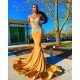 Sparkle Crystal Sheer Tulle Prom Dresses Sleeveless Alluring Fit and Flare Evening Gowns