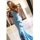 Mermaid Off-the-shoulder Evening Dresses Side Slit Party Dresses