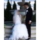 Halter Feather Fit and Flare Prom Dresses Alluring Open Back Sleeveless Evening Gowns