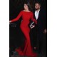 Ruby Long Sleevess High neck Mermaid Long Evening Dresses