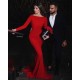 Ruby Long Sleevess High neck Mermaid Long Evening Dresses