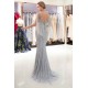 MAXINE Mermaid Sweetheart Illusion Neckline Sequins Beading Evening Dresses