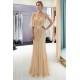 MAXINE Mermaid Sweetheart Illusion Neckline Sequins Beading Evening Dresses