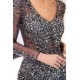 MAUREEN Mermaid V-neck Long Sleevess Charming Beading Evening Dresses