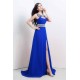 CATHERINE A-line Halter Chiffon Party Dress With Crystal