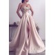 Gorgeous Sweetheart Long Prom Dress Slit Evening Gowns Appliques