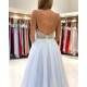 Glamorous Sweetheart Prom Dress Long Backless Tulle Evening Gowns