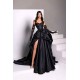 Sexy Black Sweetheart Mermaid Prom Dress Long With Slit Online