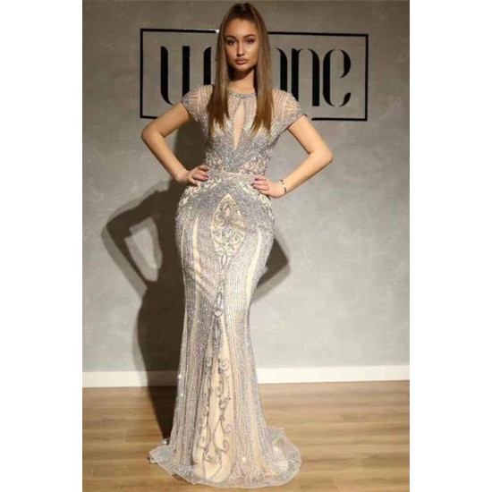 Luxurious Mermaid Halter Rhinestones Prom Party Gowns with Tassel Sparkle Formal Evening Dresses