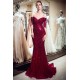 MELISSA Mermaid Off-the-shoulder V-neck Floor Length Sequins Evening Dresses