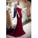 MELISSA Mermaid Off-the-shoulder V-neck Floor Length Sequins Evening Dresses