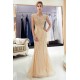 MARTHA Mermaid Floor Length Sleeveless Golden Beading Evening Gowns