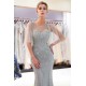 MAXINE Mermaid Sweetheart Illusion Neckline Sequins Beading Evening Dresses