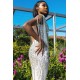 V-Neck Beading Slim Mermaid Prom Party GownsTassel Sleeveless Evening wear