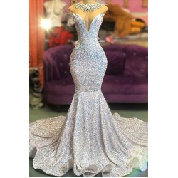 Glamorous Sequins Mermaid Long Evening Prom Dress Online
