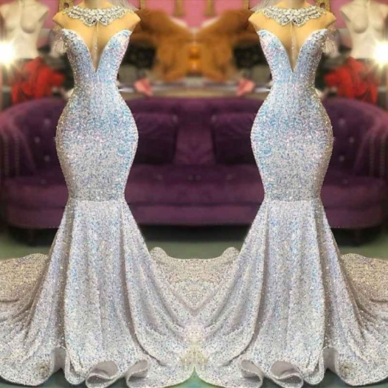 Glamorous Sequins Mermaid Long Evening Prom Dress Online