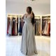 Stunning Spaghetti-Straps V-Neck Long Evening Prom Dress Online