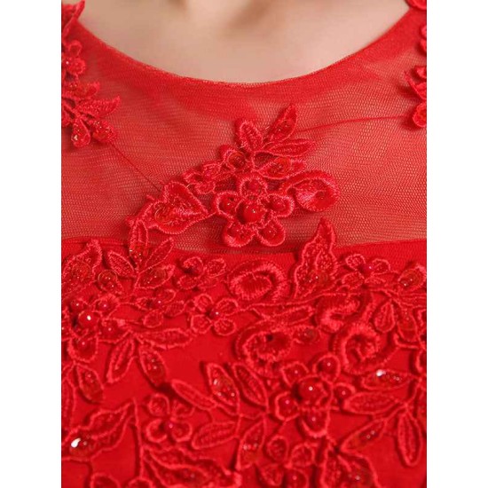 Eleagnt Evening Dresses Soft Pink Lace Applique Evening Dresses Chiffon Sleeveless Sash Floor Length Formal Gowns