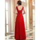 Eleagnt Evening Dresses Soft Pink Lace Applique Evening Dresses Chiffon Sleeveless Sash Floor Length Formal Gowns