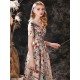 Gorgeous Evening Dress A-Line Jewel Neck Lace Tea-Length Social Pageant Dresses