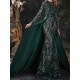 Gorgeous Evening Dress Mermaid Jewel Neck With Train Long Sleeves Zipper Lace Lace Social Pageant Dresses