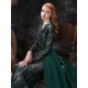 Gorgeous Evening Dress Mermaid Jewel Neck With Train Long Sleeves Zipper Lace Lace Social Pageant Dresses