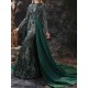 Gorgeous Evening Dress Mermaid Jewel Neck With Train Long Sleeves Zipper Lace Lace Social Pageant Dresses