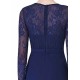 Gorgeous V Neck Evening Dress Illusion Lace Sleeve Mother Of The Bride Dress