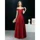 Glamorous Evening Dresses Off The Shoulder evening dress Long Satin Maxi Dresses