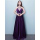 Stunning Evening Dresses Long Soft Pink Satin Evening Dress Halter Beading Pleated Floor Length Formal Party Dress