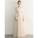 Stunning White Evening Dresses Long Off Shoulder Long Sleeve Maxi Formal Evening Gowns