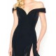 Amazing Evening Dress Mermaid Off-The-Shoulder Velour Ruffles Formal Split Party Dresses Gossip Gowns
