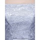 Amazing Mermaid Evening Dress Lace Off The Shoulder Party Dress Silver Half Sleeve Floor Length Occasion Dress With Bow Sash wedding guest dress