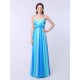 Stunning Multicolor A-line Chiffon evening dress with Sweetheart Neck Criss-Cross