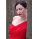 Sheath One-shoulder Floor Length Chiffon Sleeveless Bridesmaid Dress