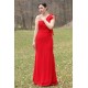 Sheath One-shoulder Floor Length Chiffon Sleeveless Bridesmaid Dress