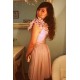 A-line Off-the-shoulder Knee Length Chiffon Bridesmaid Dress