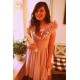 A-line Off-the-shoulder Knee Length Chiffon Bridesmaid Dress