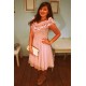 A-line Off-the-shoulder Knee Length Chiffon Bridesmaid Dress