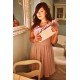 A-line Off-the-shoulder Knee Length Chiffon Bridesmaid Dress