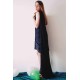 A-line Sweetheart One-shoulder Hi-low Length Chiffon Bridesmaid Dress