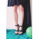 A-line Sweetheart One-shoulder Hi-low Length Chiffon Bridesmaid Dress