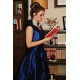 A-line Off-the-shoulder Knee Length Chiffon Sleeveless Bridesmaid Dress